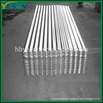 Galvanized corrugated steel sheets for roof and wall